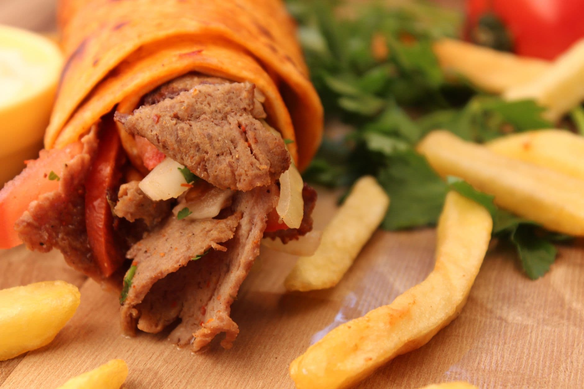 Lamb Doner Wrap