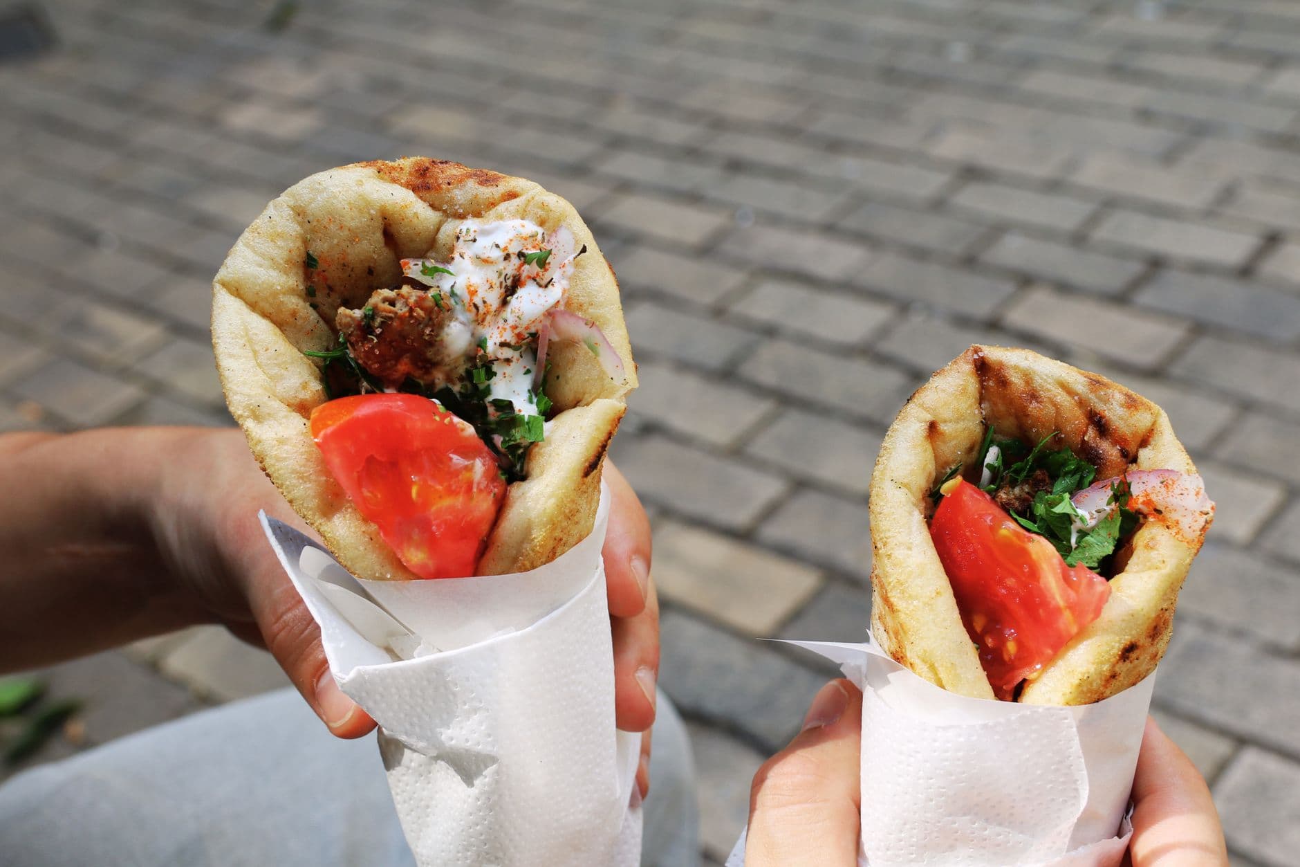 Mixed Souvlaki Wrap